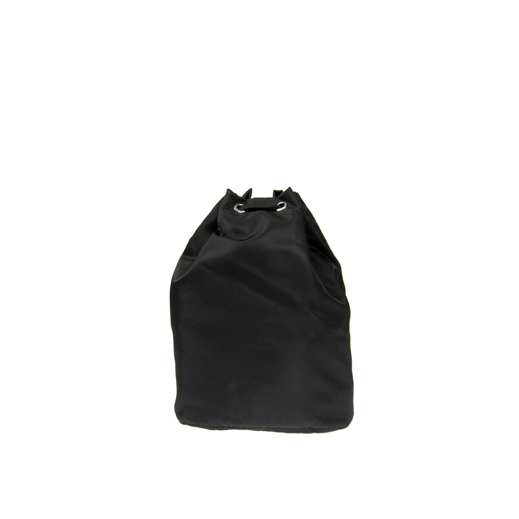 Prada Nylon and Leather Drawstring Pouch