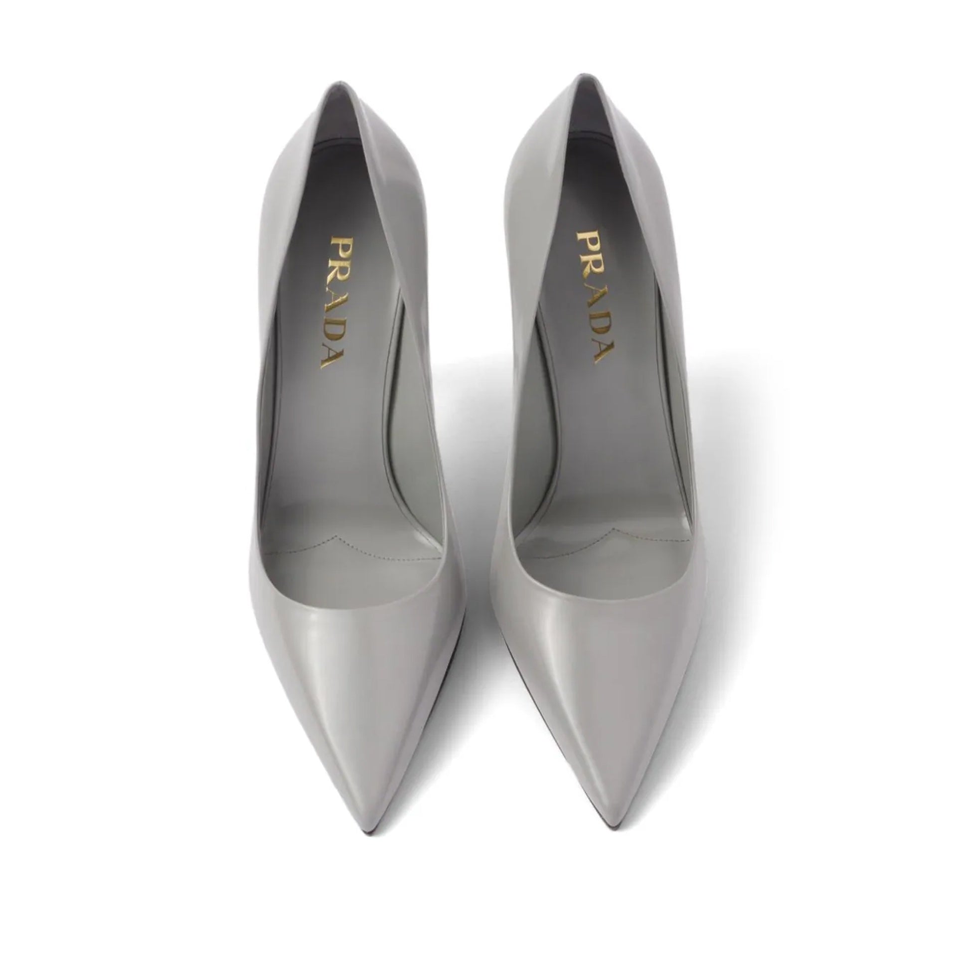 Prada Brushed Leather Pumps
