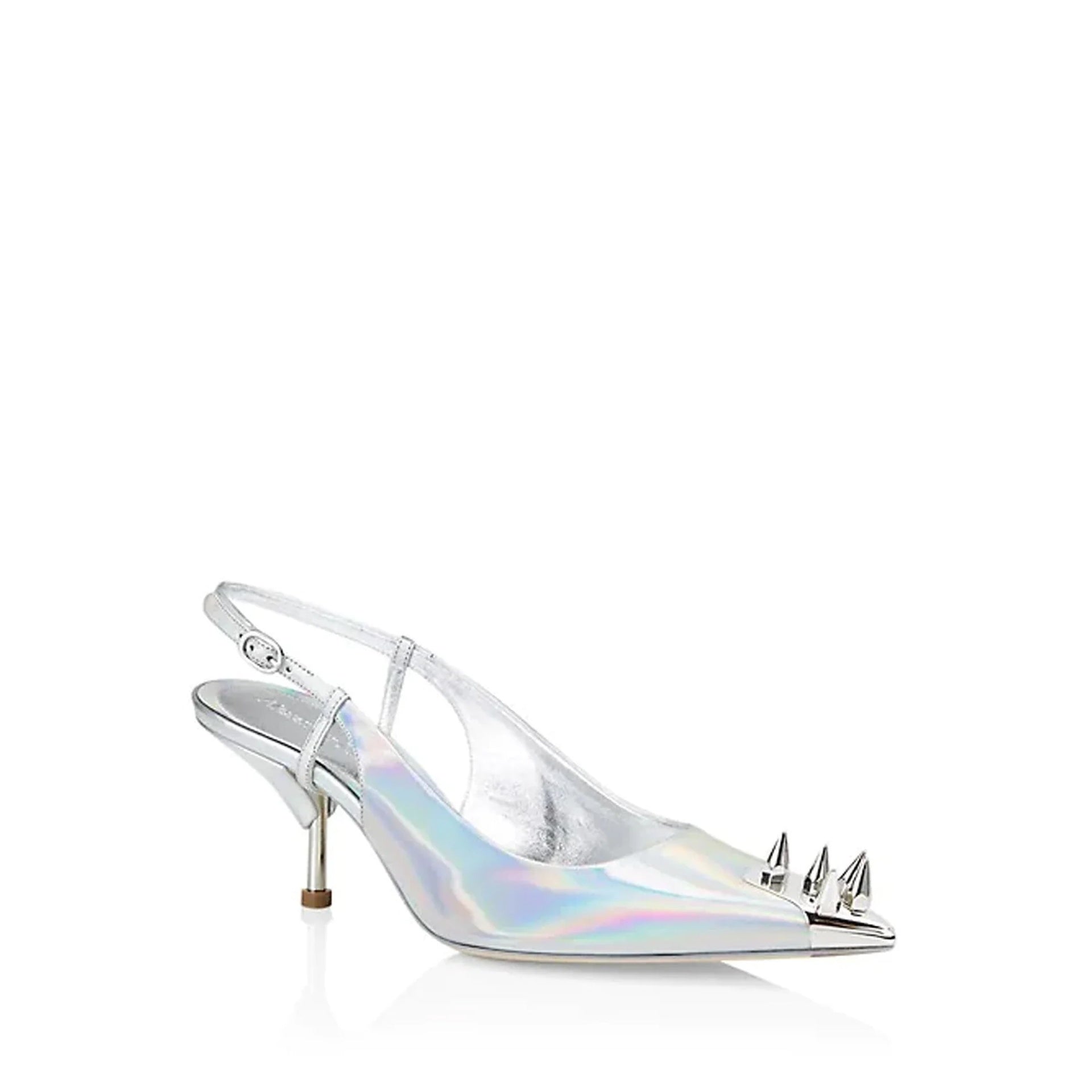 Alexander McQueen Punk Studs Slingback Pumps