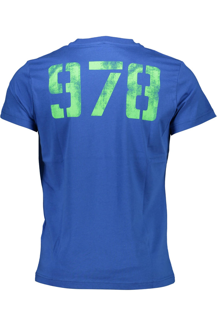 DIESEL MEN&#39;S SHORT SLEEVE T-SHIRT BLUE