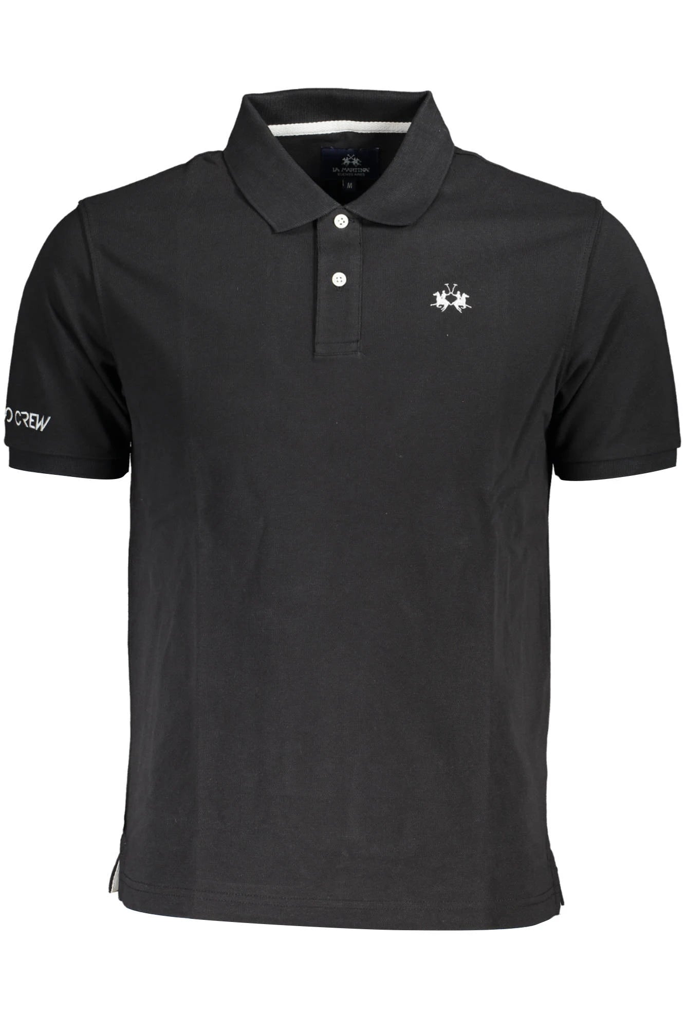 LA MARTINA MEN&#39;S SHORT SLEEVE POLO BLACK