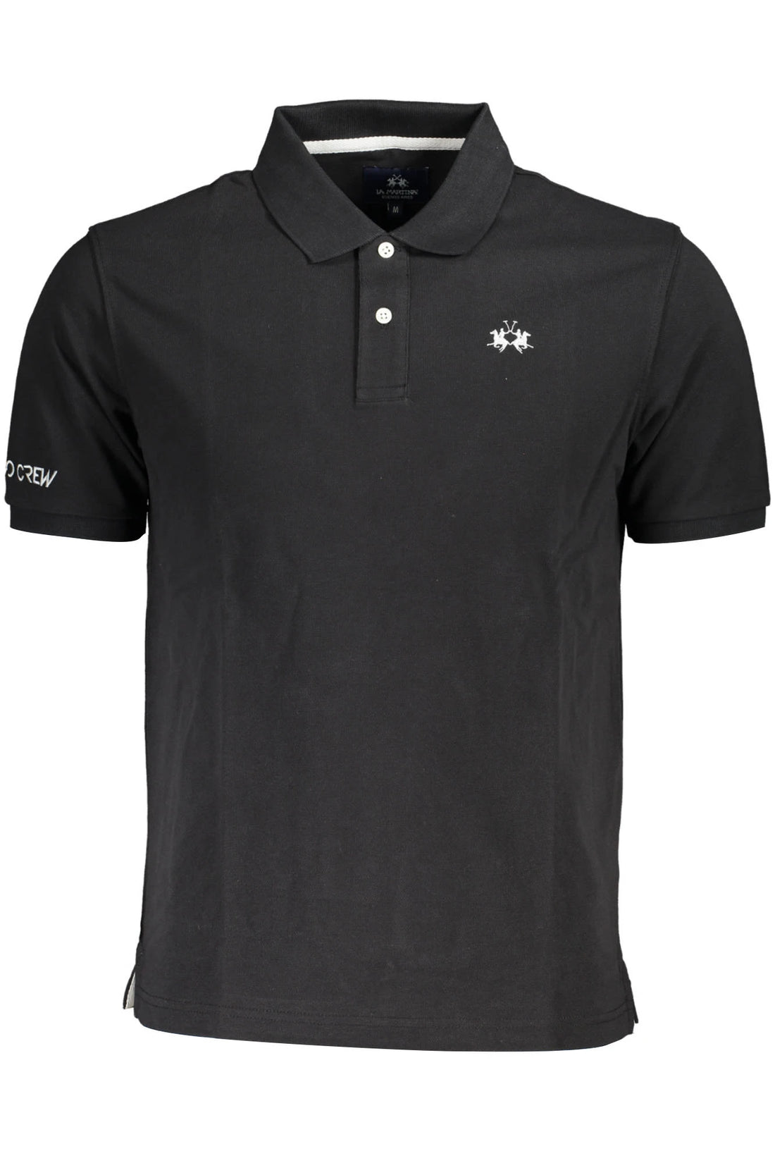 LA MARTINA MEN&#39;S SHORT SLEEVE POLO BLACK