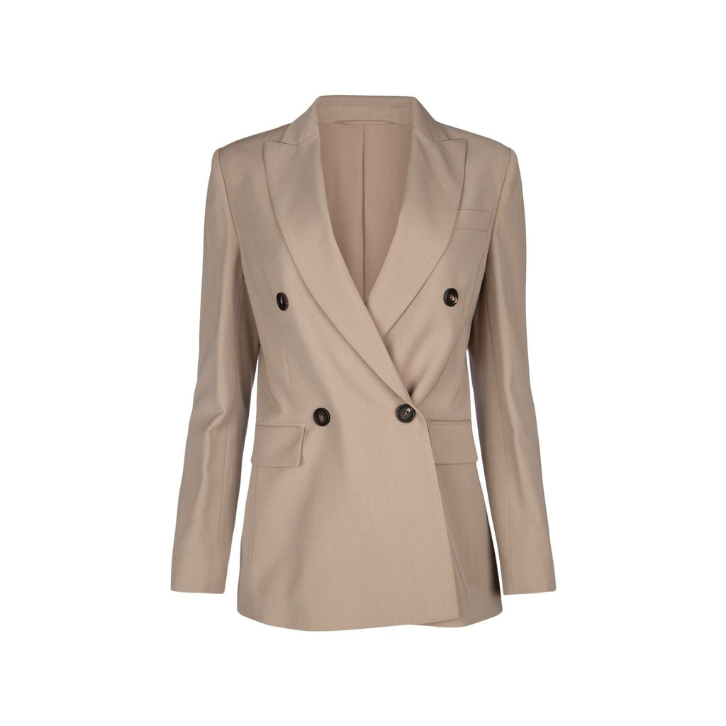 Brunello Cucinelli Wool Jacket - WOMEN CLOTHING - BRUNELLO CUCINELLI - Tluxy New