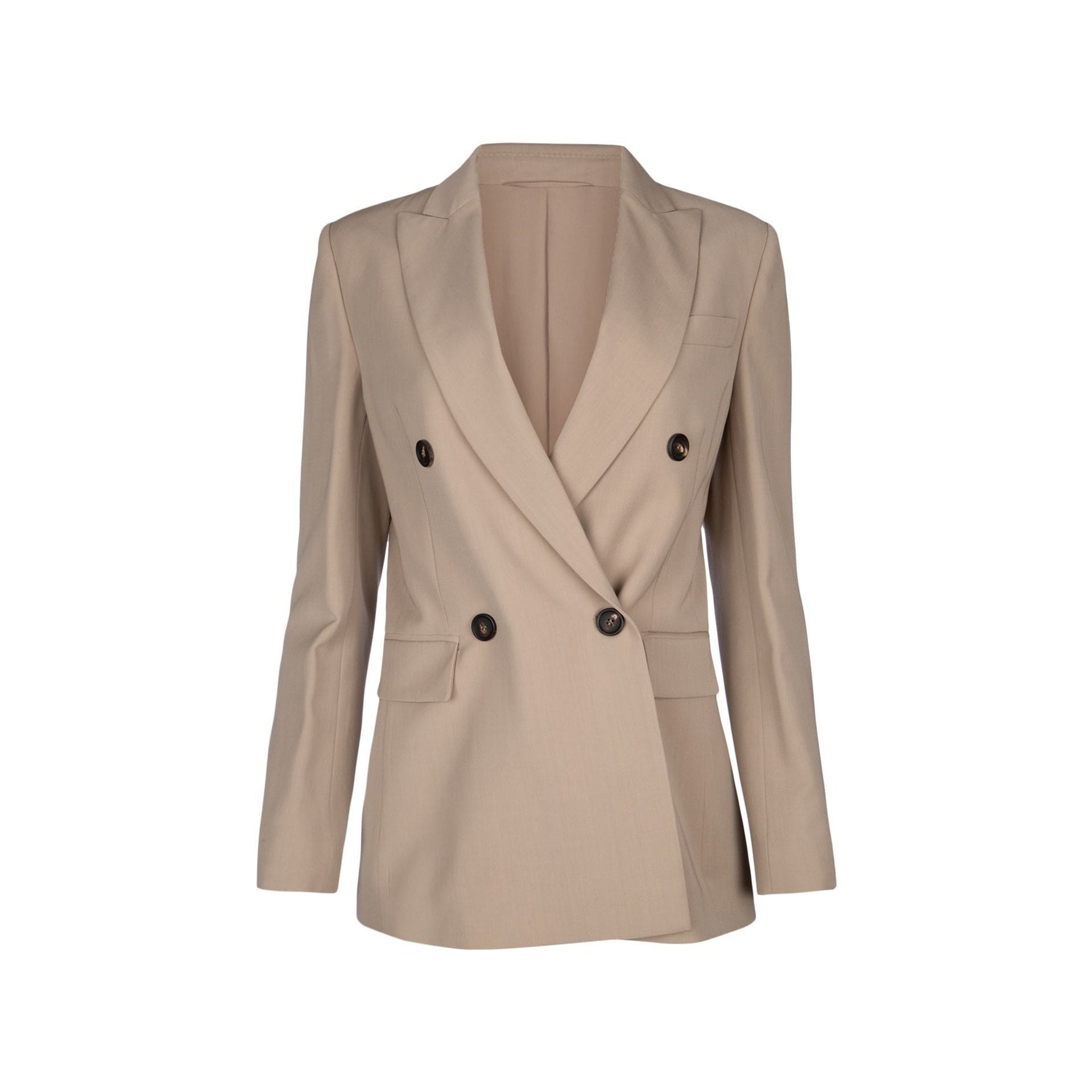 Brunello Cucinelli Wool Jacket - WOMEN CLOTHING - BRUNELLO CUCINELLI - Tluxy New