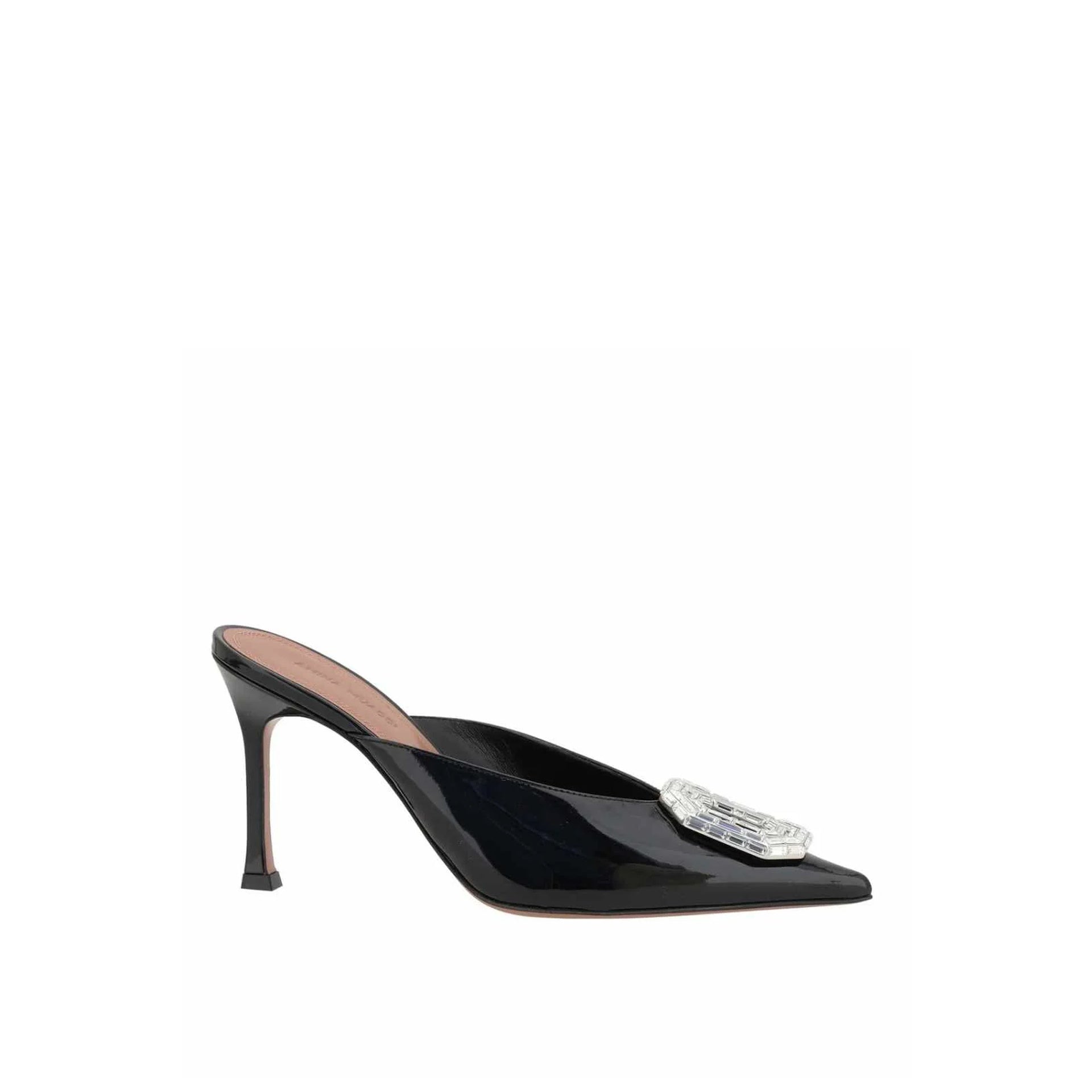 Amina Muaddi Camelia Patent 90 Mules - WOMEN SHOES - AMINA MUADDI - Tluxy New