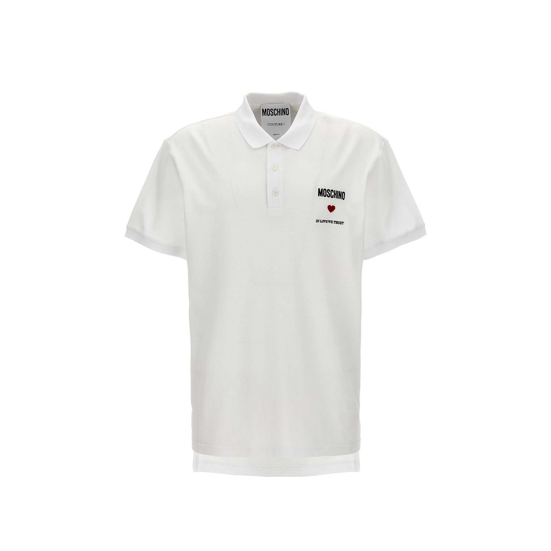 Moschino Couture In Love We Trust Cotton Polo