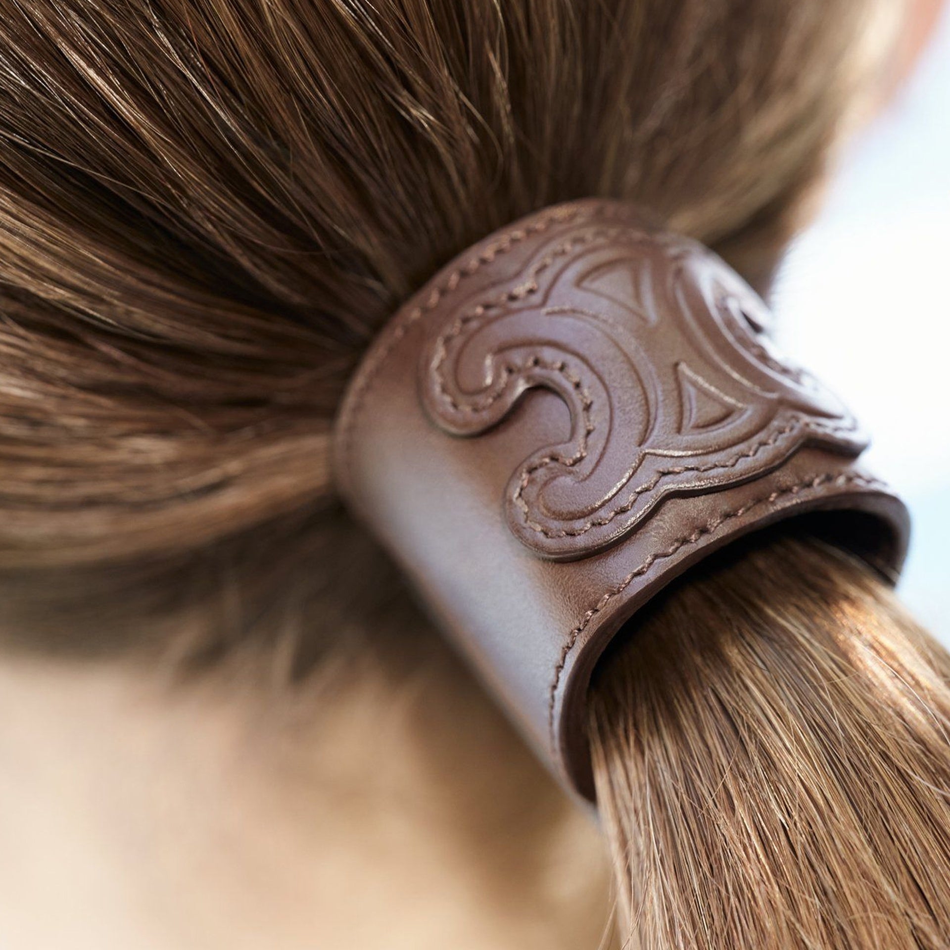 Celine Leather Hair Cuff One size – Siebentaschen