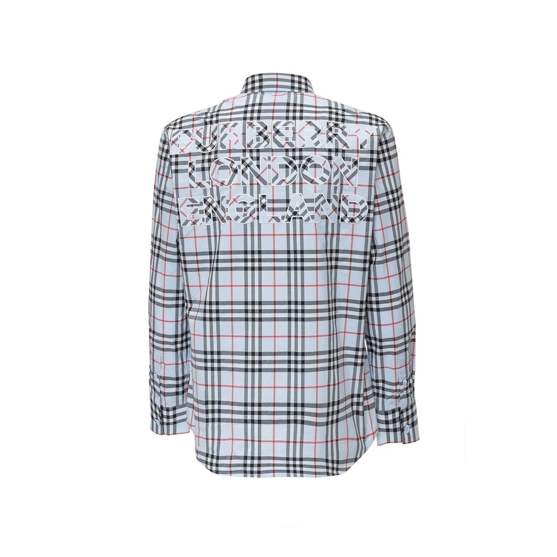 Burberry Checked Cotton Shirt