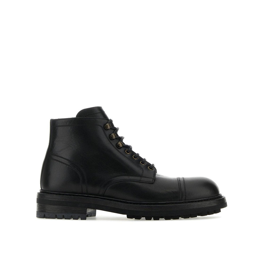 Dolce & Gabbana Leather Ankle Boots