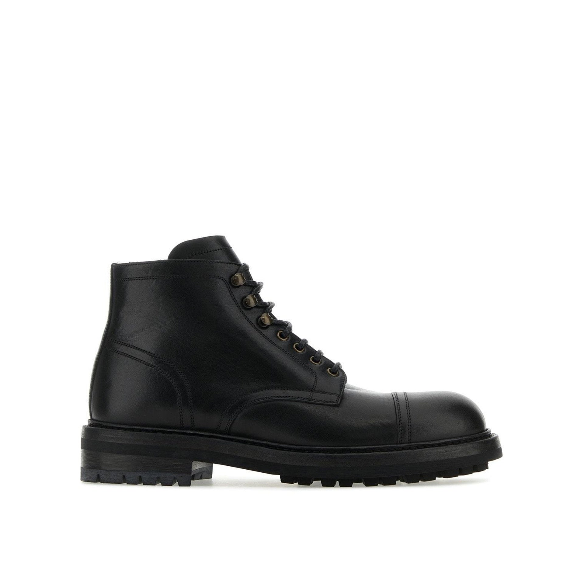 Dolce & Gabbana Leather Ankle Boots
