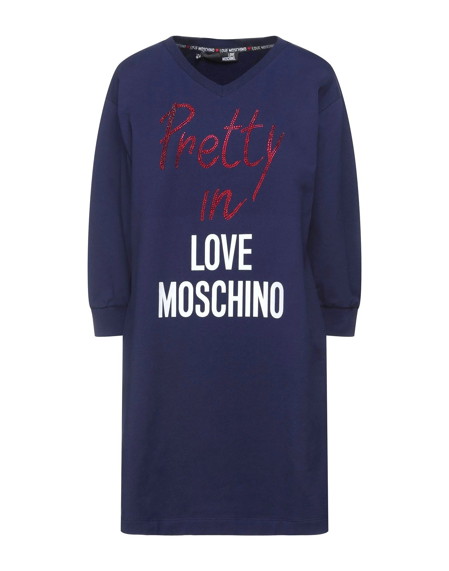 Love Moschino Dress Blue Woman