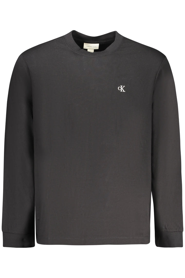 CALVIN KLEIN MEN&#39;S LONG-SLEEVED T-SHIRT BLACK