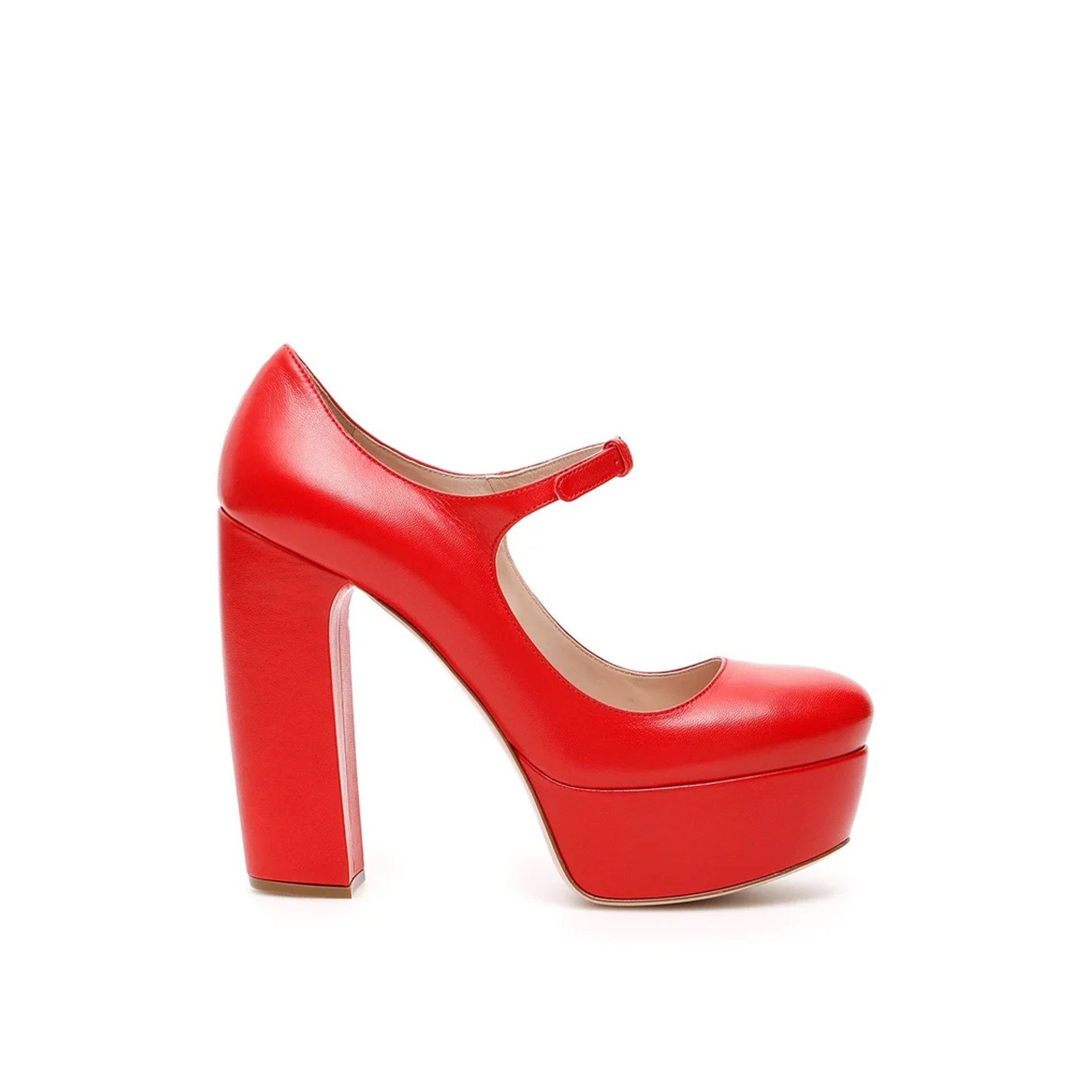 Miu Miu Leather Pumps - WOMEN SHOES - MIU MIU - Tluxy New