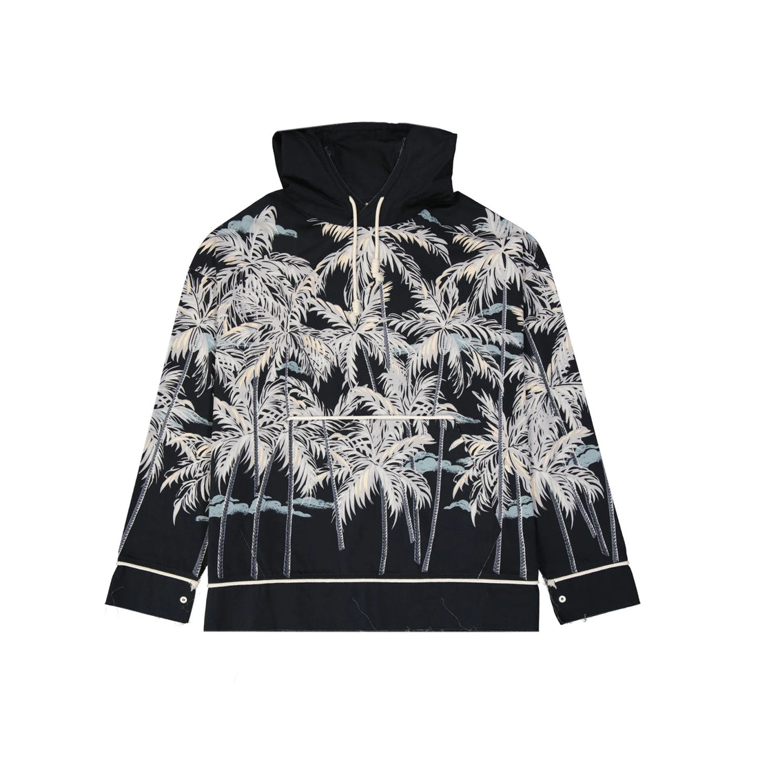 Palm Angels Hooded Printed Shirt