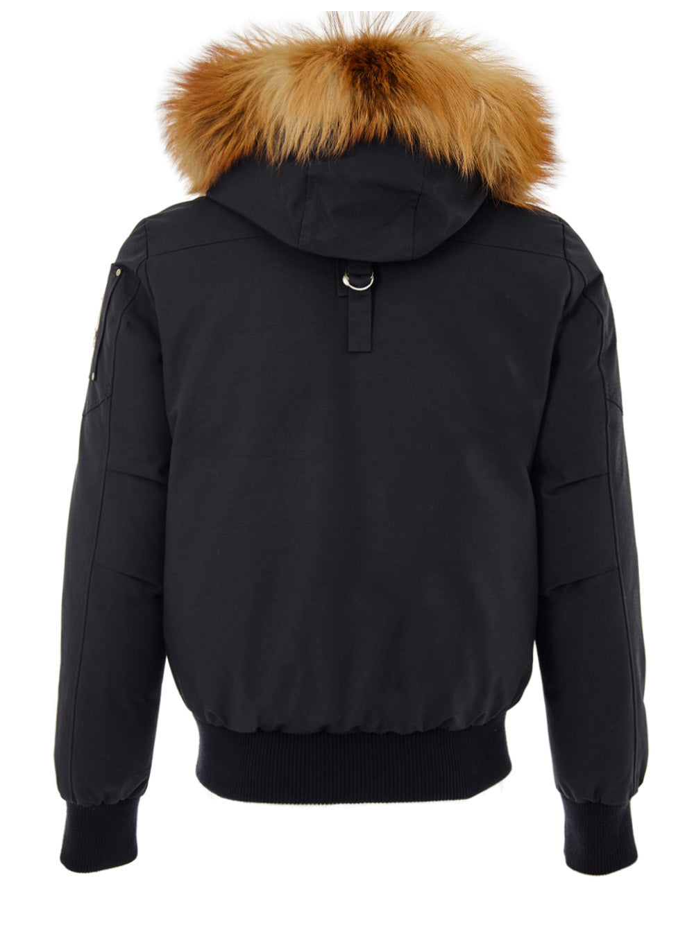 Black Moose Knuckles Padded Bomber Jacket
