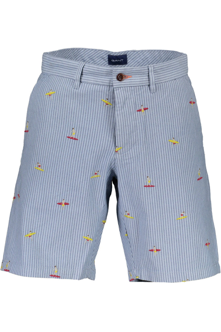 GANT BLUE MEN&#39;S BERMUDA TROUSERS