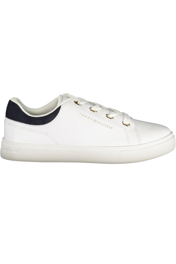 TOMMY HILFIGER WOMEN&#39;S WHITE SPORTS SHOES