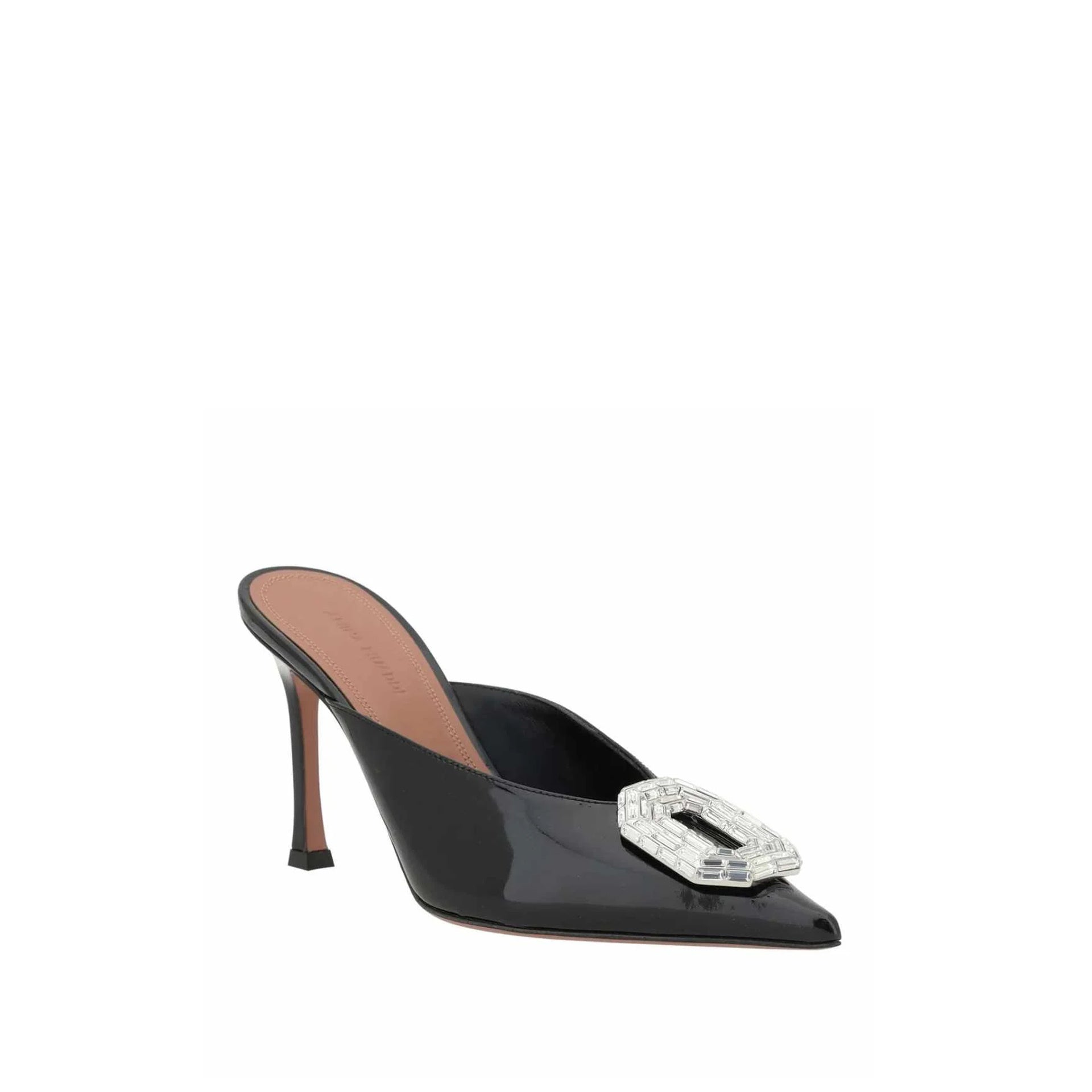 Amina Muaddi Camelia Patent 90 Mules - WOMEN SHOES - AMINA MUADDI - Tluxy New