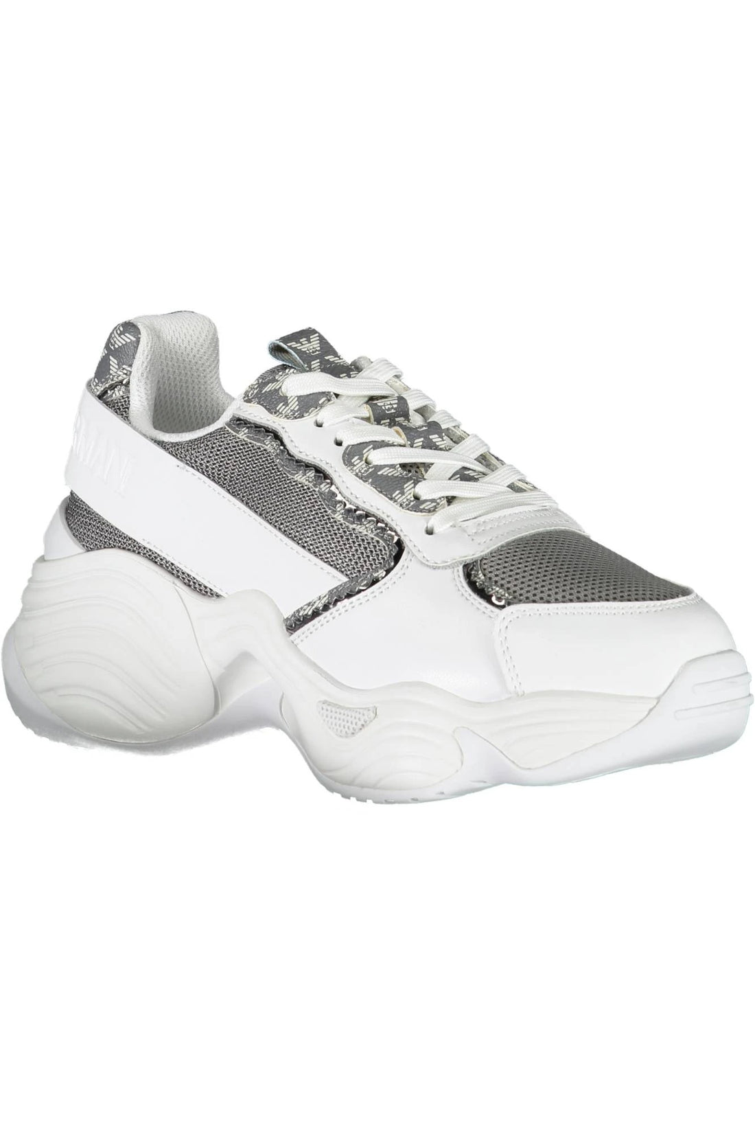 EMPORIO ARMANI WHITE WOMAN SPORTS SHOES