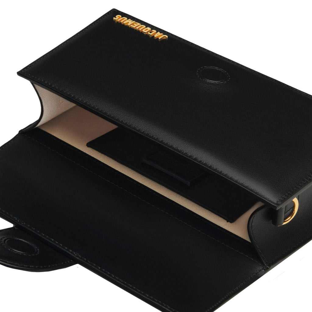 Jacquemus Le Grand Bambino Leather Bag - Gold Logo