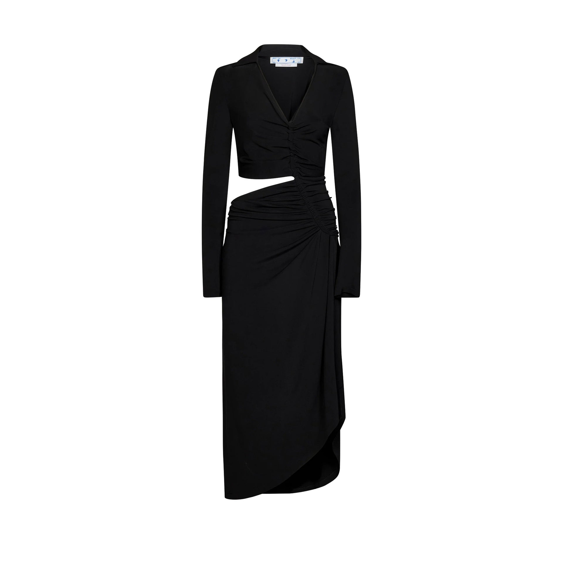 Off-White Cut-Out Midi Dress – Siebentaschen