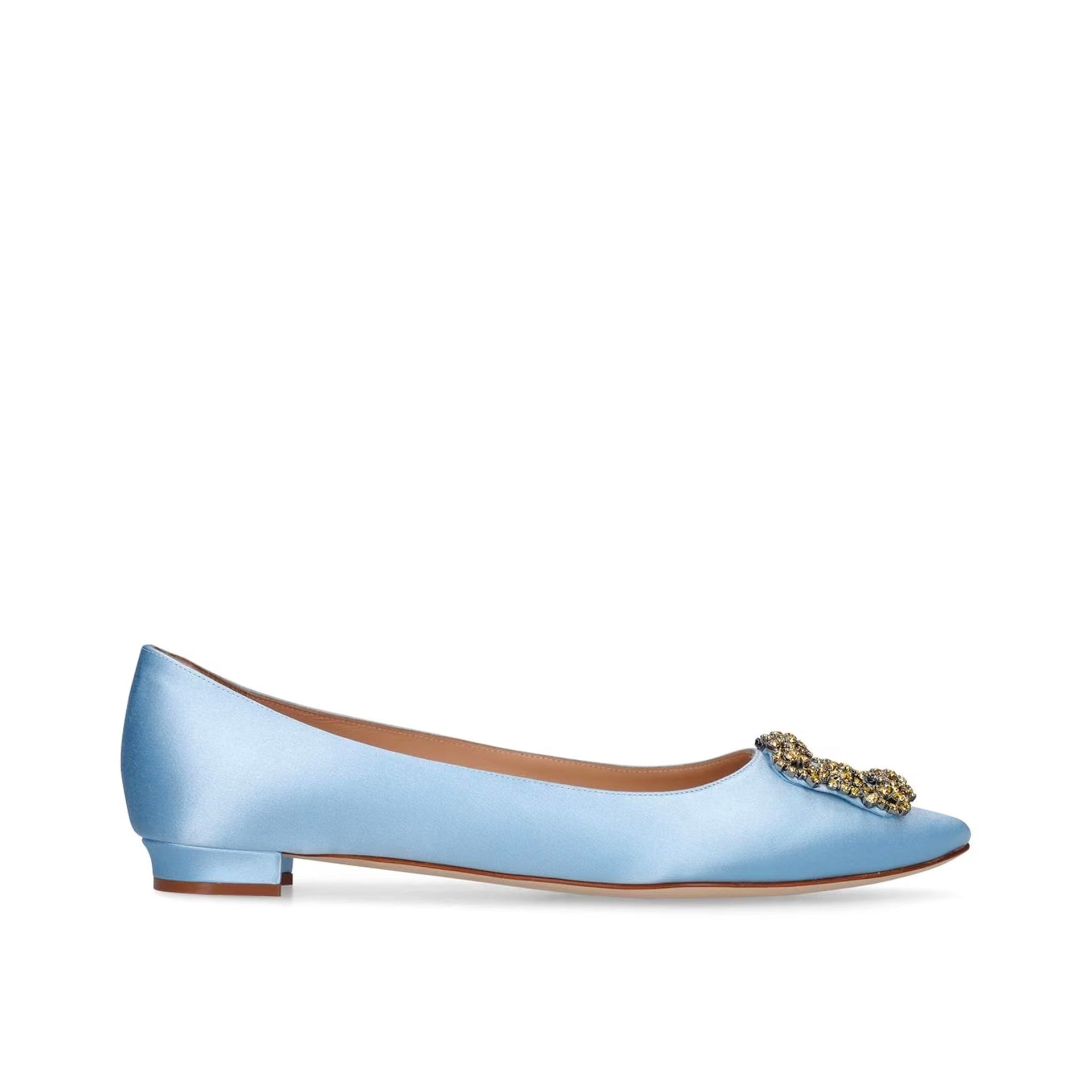 Manolo Blahnik Hangisi Flats - WOMEN SHOES - MANOLO BLAHNIK - Tluxy New