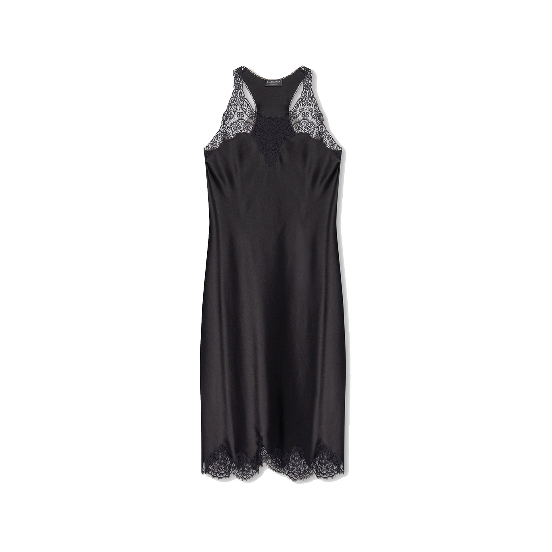 Balenciaga Satin Strappy Midi Dress – Siebentaschen