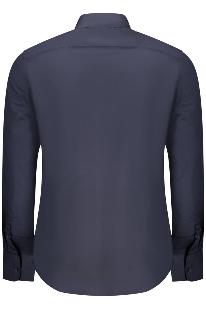 US GRAND MEN S BLUE LONG-SLEEVED SHIRT