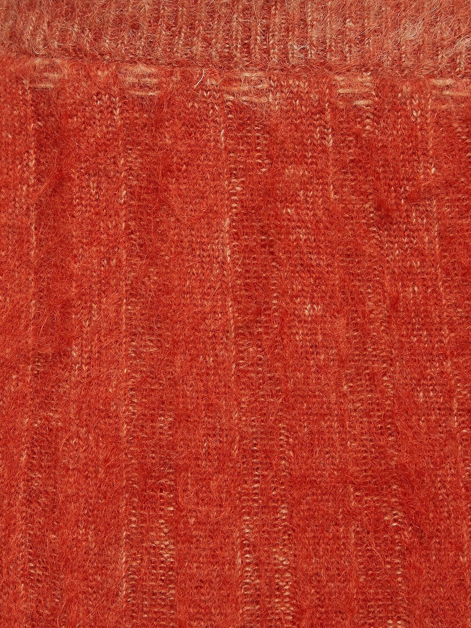 Fendi Dégradé mohair and wool skirt