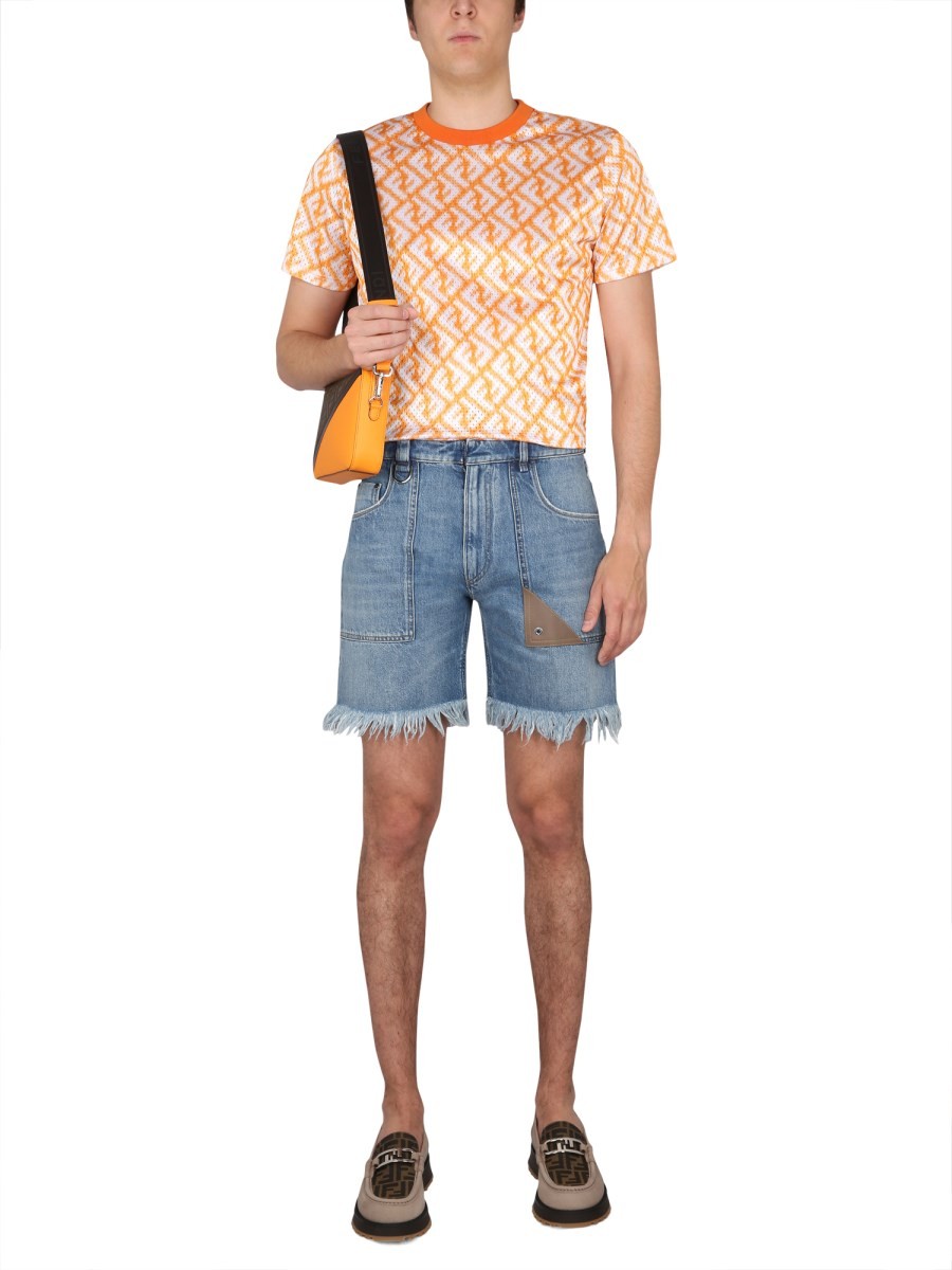 Fendi DENIM BERMUDA SHORTS