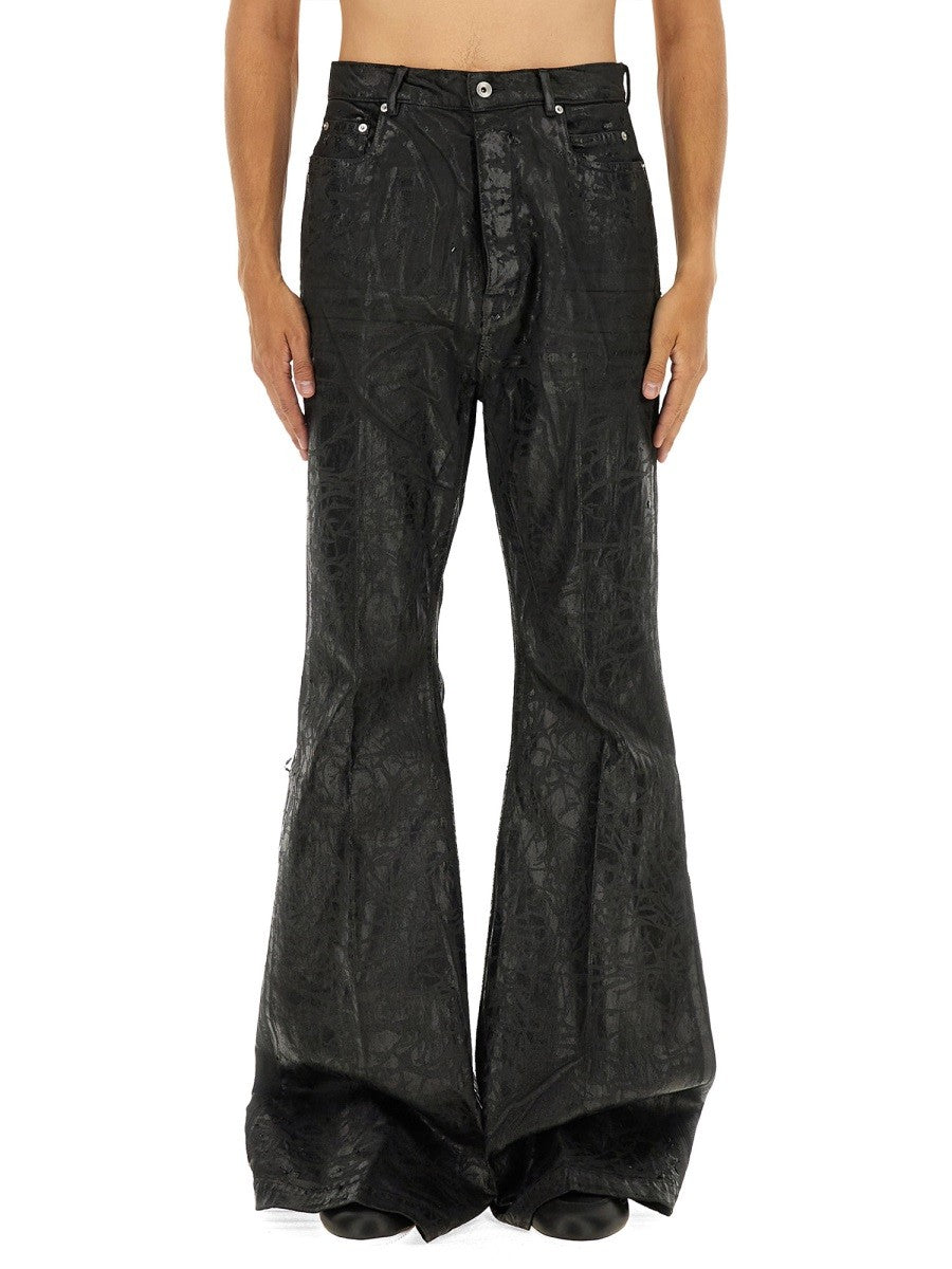 RICK OWENS DENIM "BOLANS" PANTS