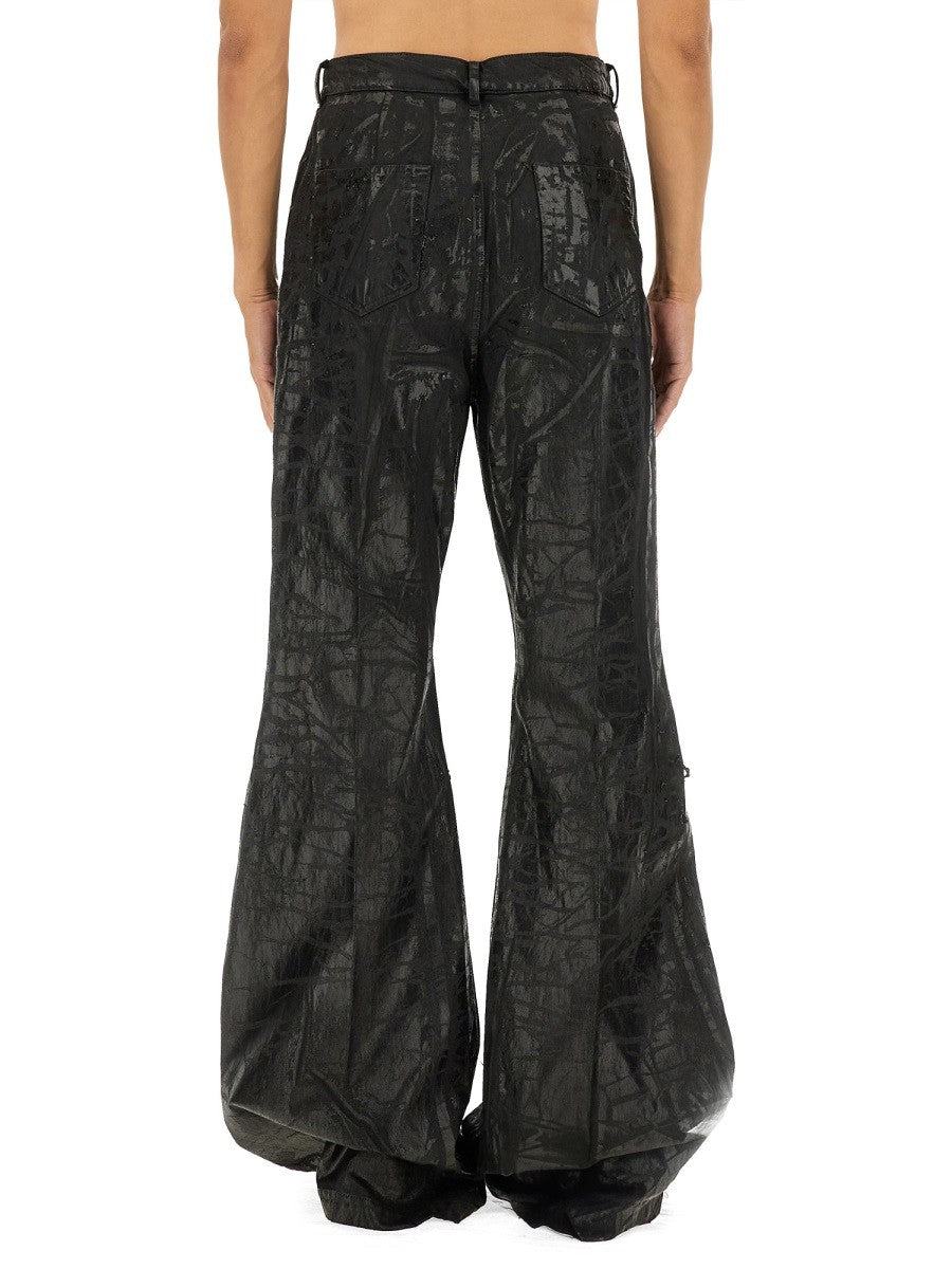 RICK OWENS DENIM "BOLANS" PANTS