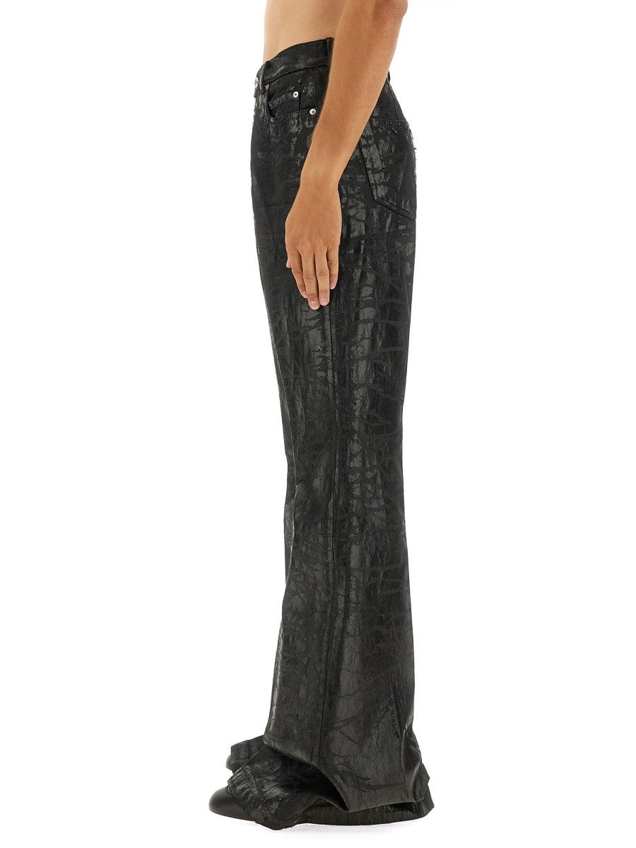 RICK OWENS DENIM "BOLANS" PANTS