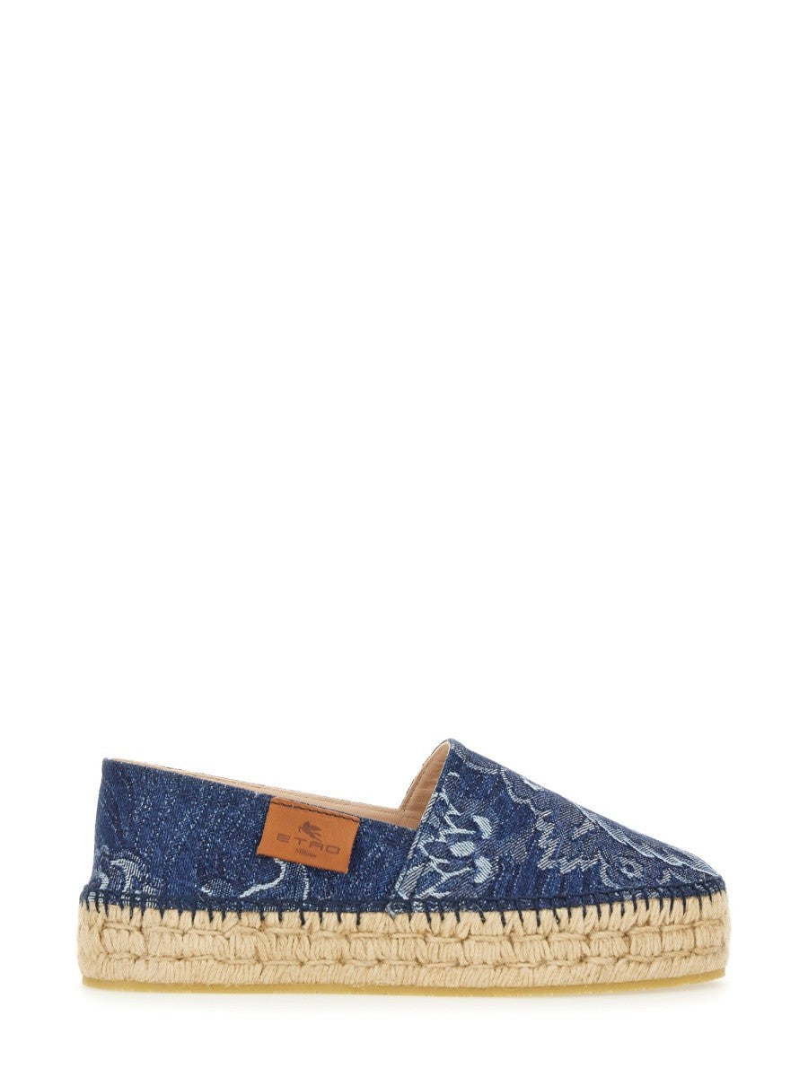 Etro DENIM ESPADRILLES