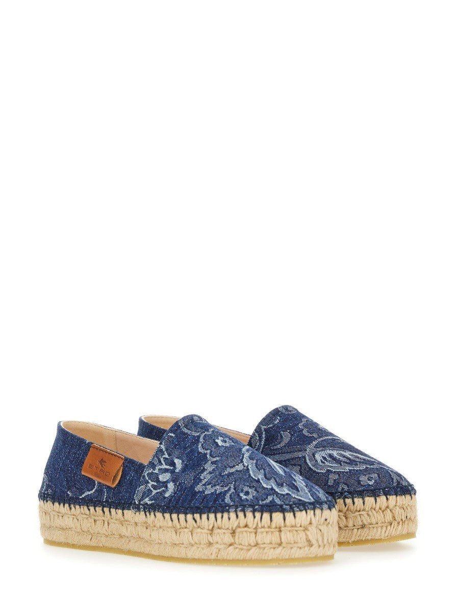 Etro DENIM ESPADRILLES