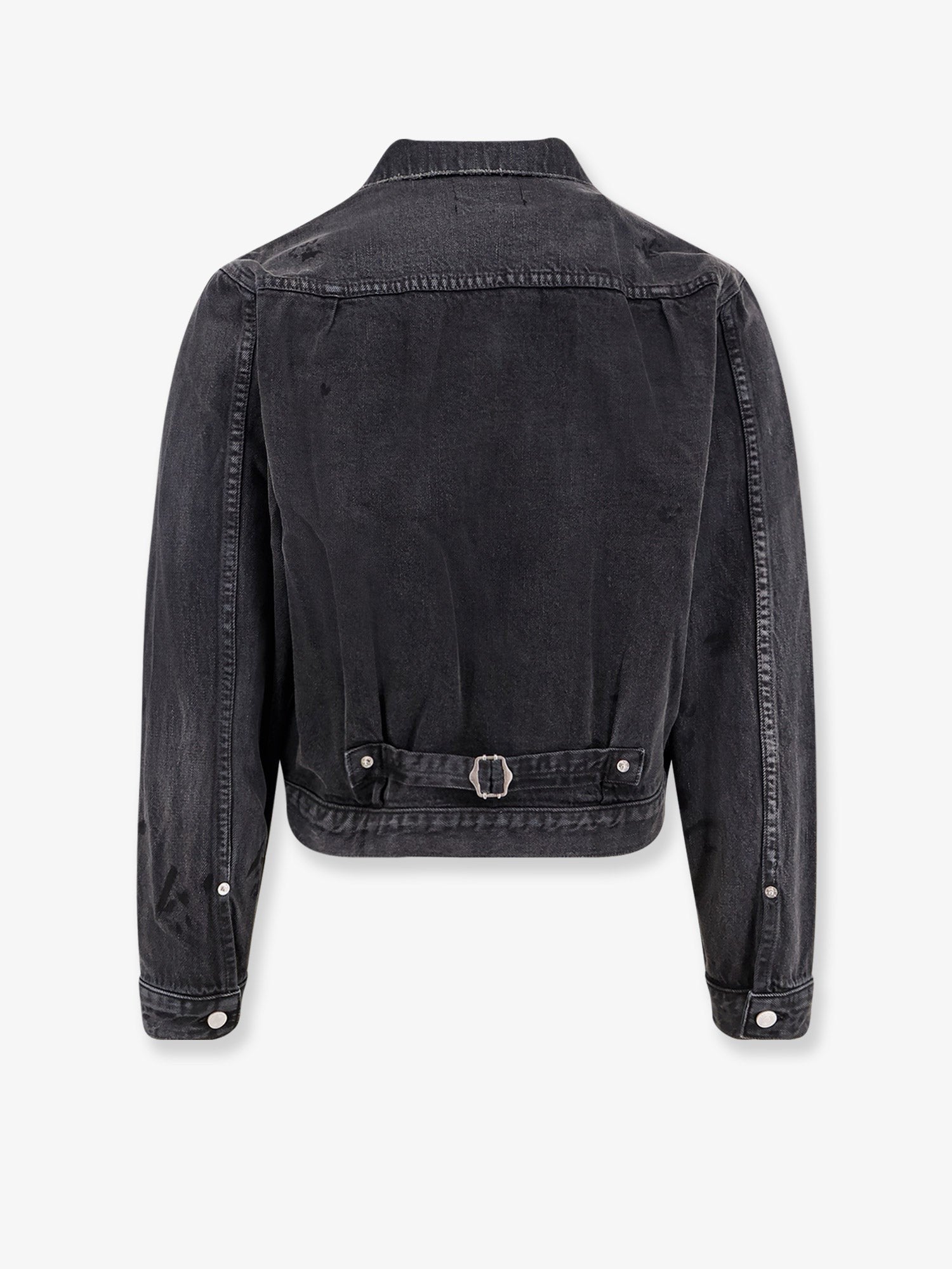 ENFANTS RICHES DEPRIMES Denim jacket with distressed effect