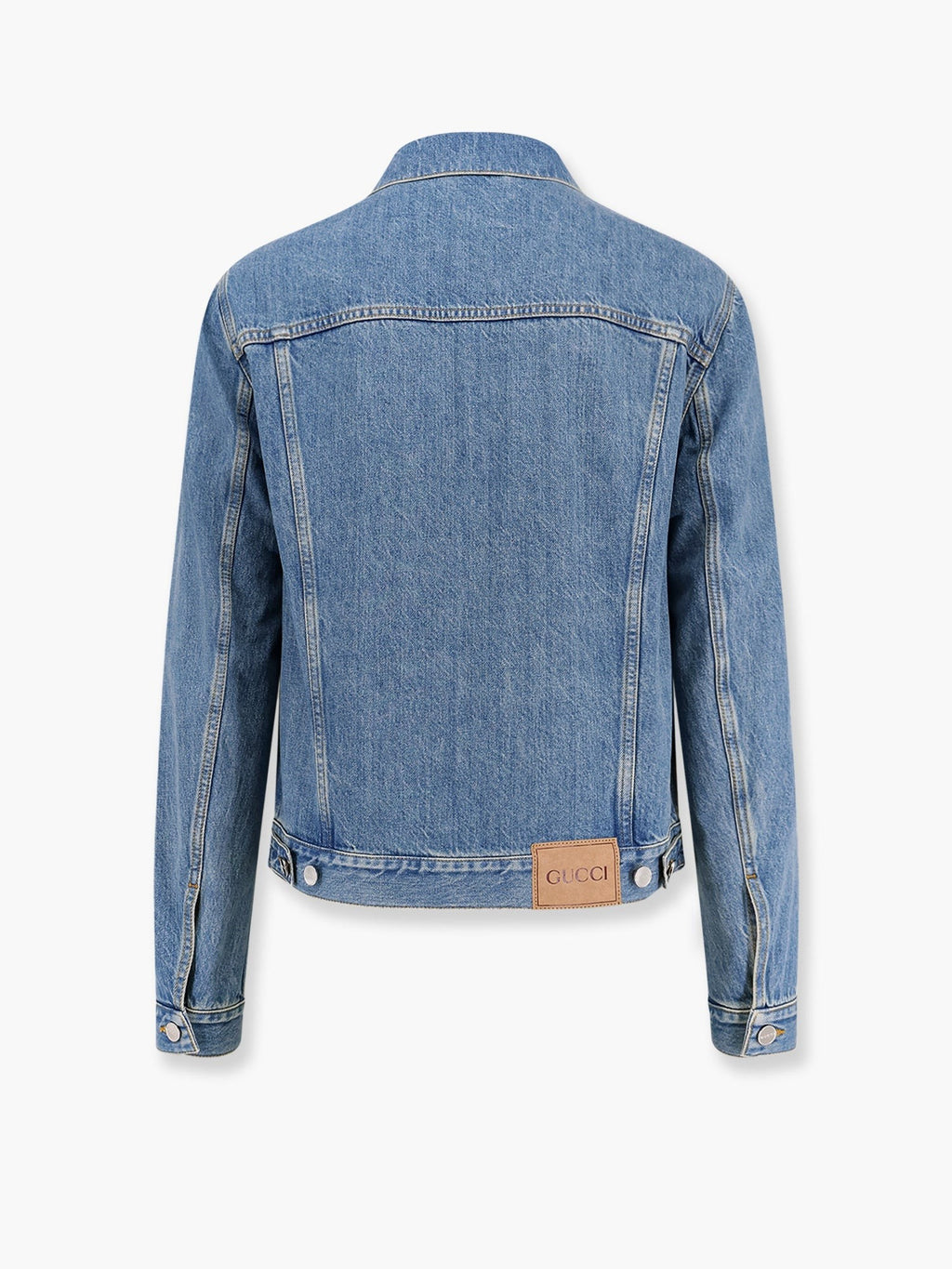 Gucci Denim jacket with lasered double g