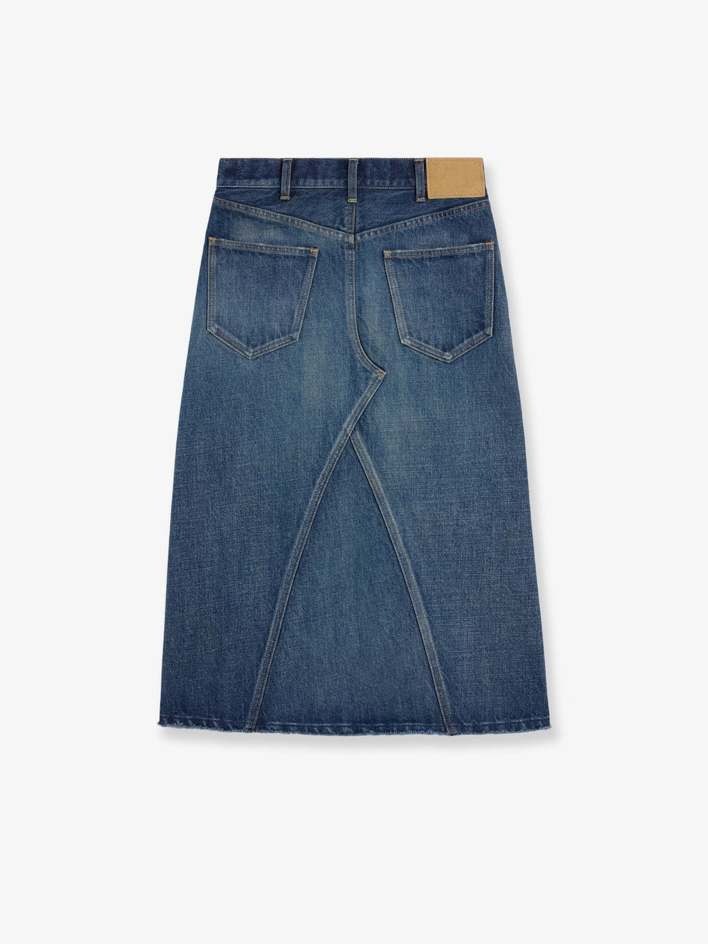Celine Denim midi skirt