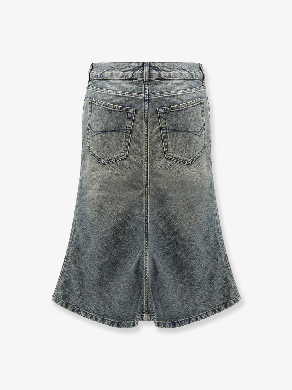 Balenciaga Denim Midi Skirt