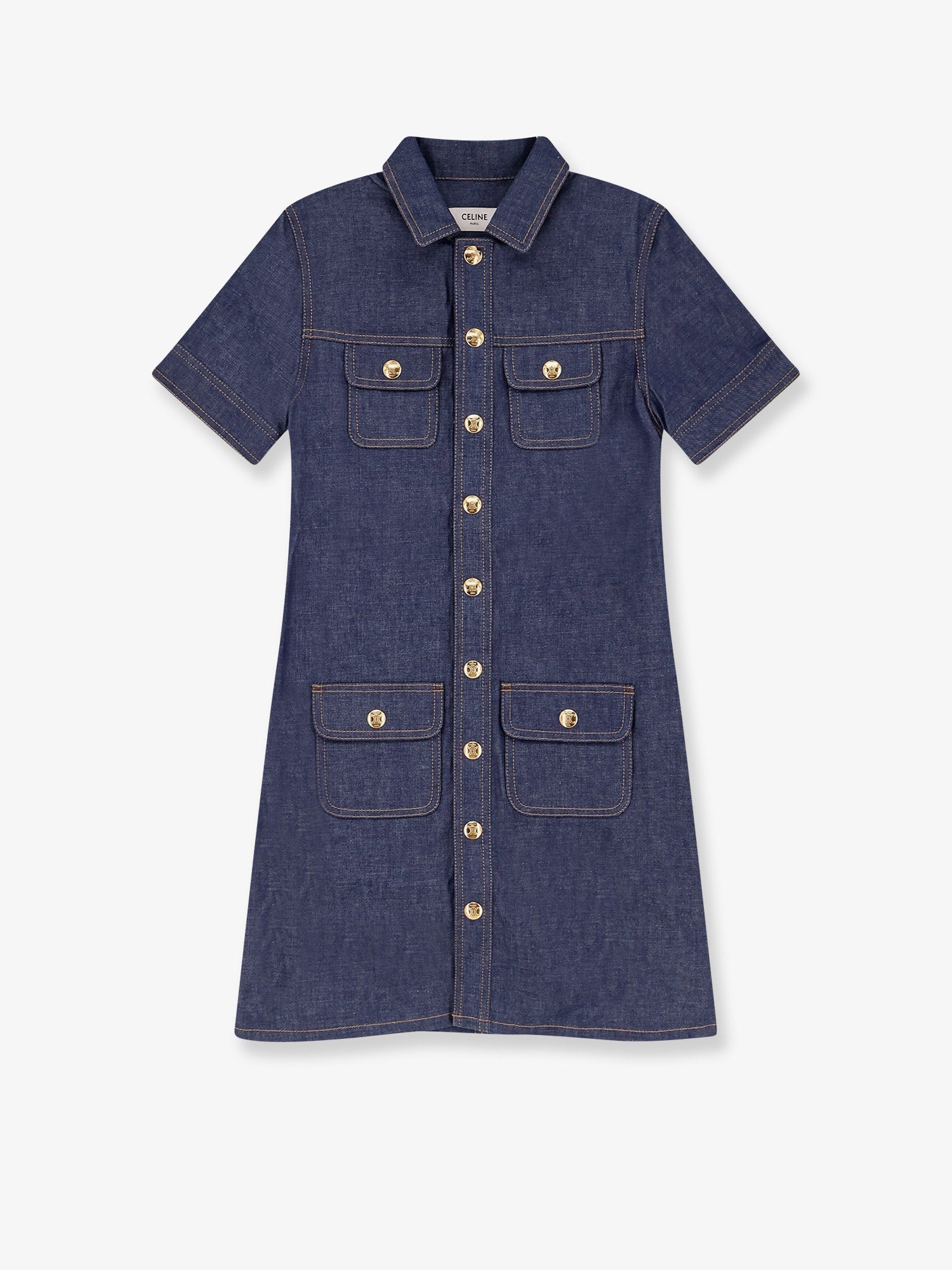 Celine Denim mini chemisier/dress