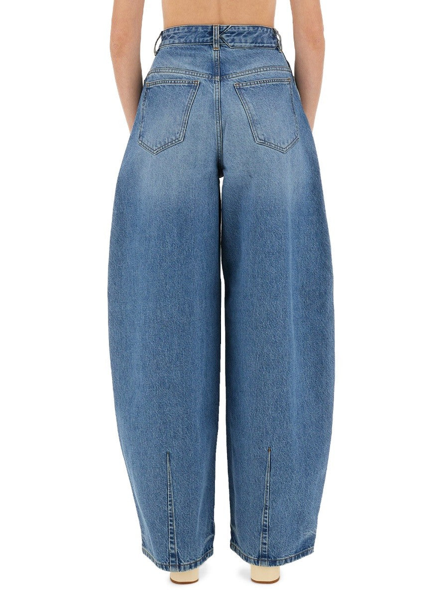 JACQUEMUS DENIM PANTS "DE-NIMES OVALO"
