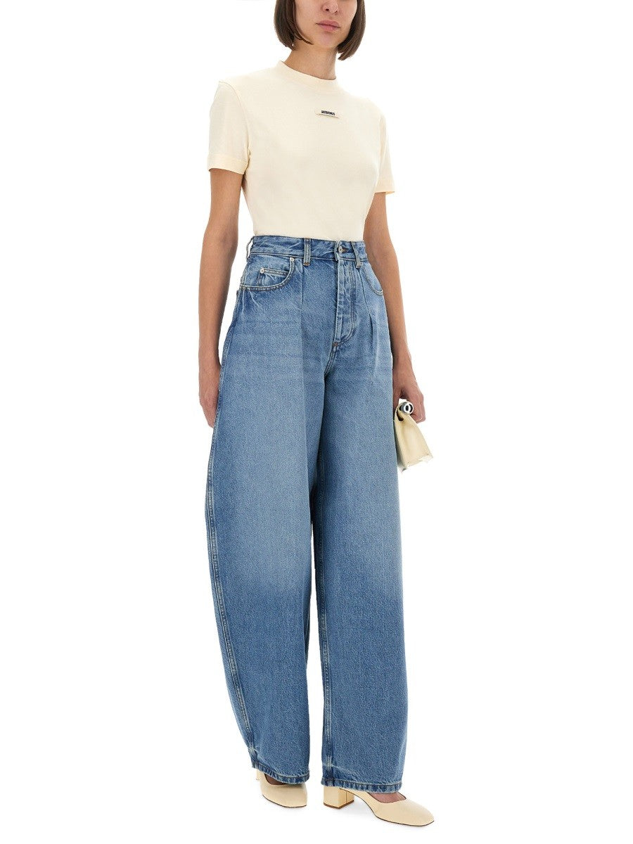 JACQUEMUS DENIM PANTS "DE-NIMES OVALO"