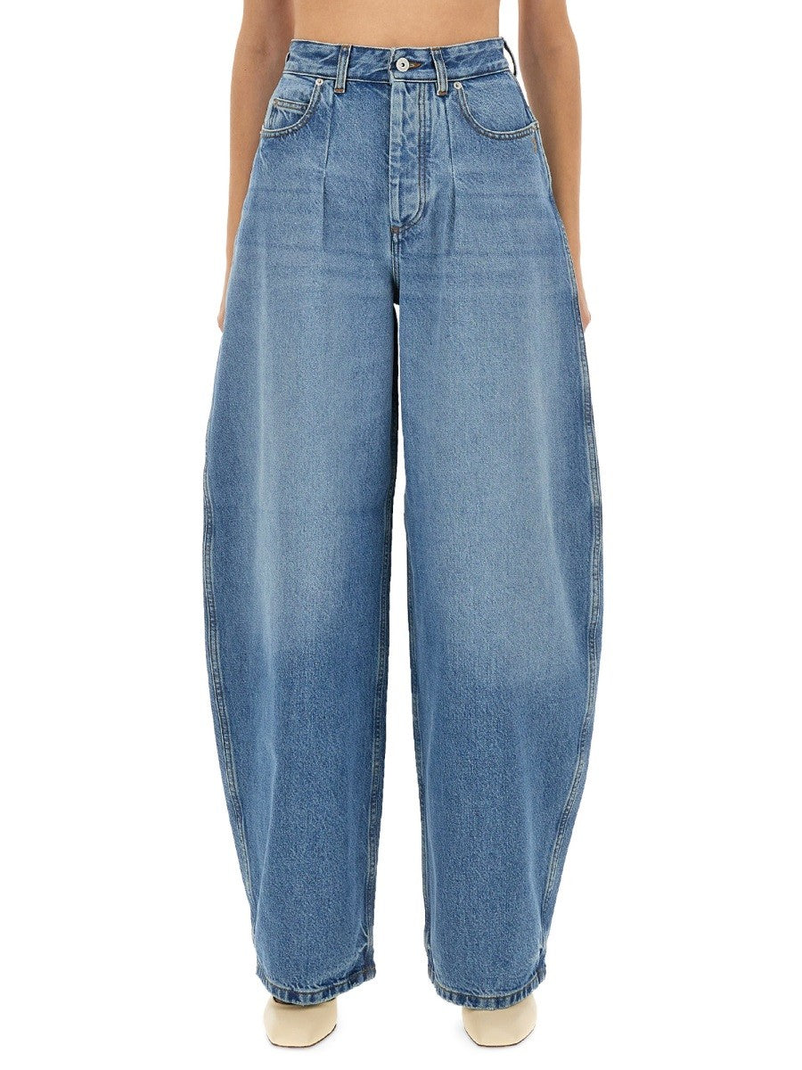 JACQUEMUS DENIM PANTS "DE-NIMES OVALO"
