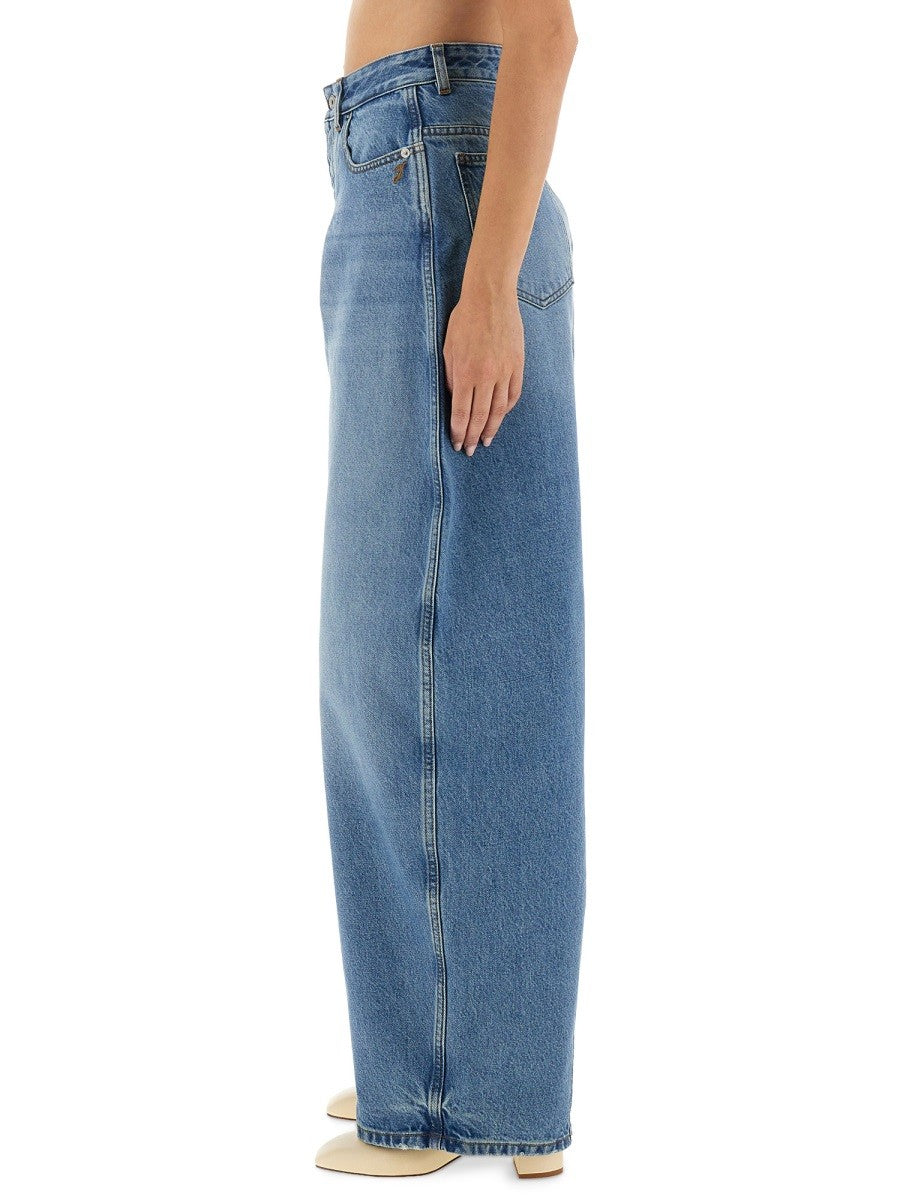 JACQUEMUS DENIM PANTS "DE-NIMES OVALO"