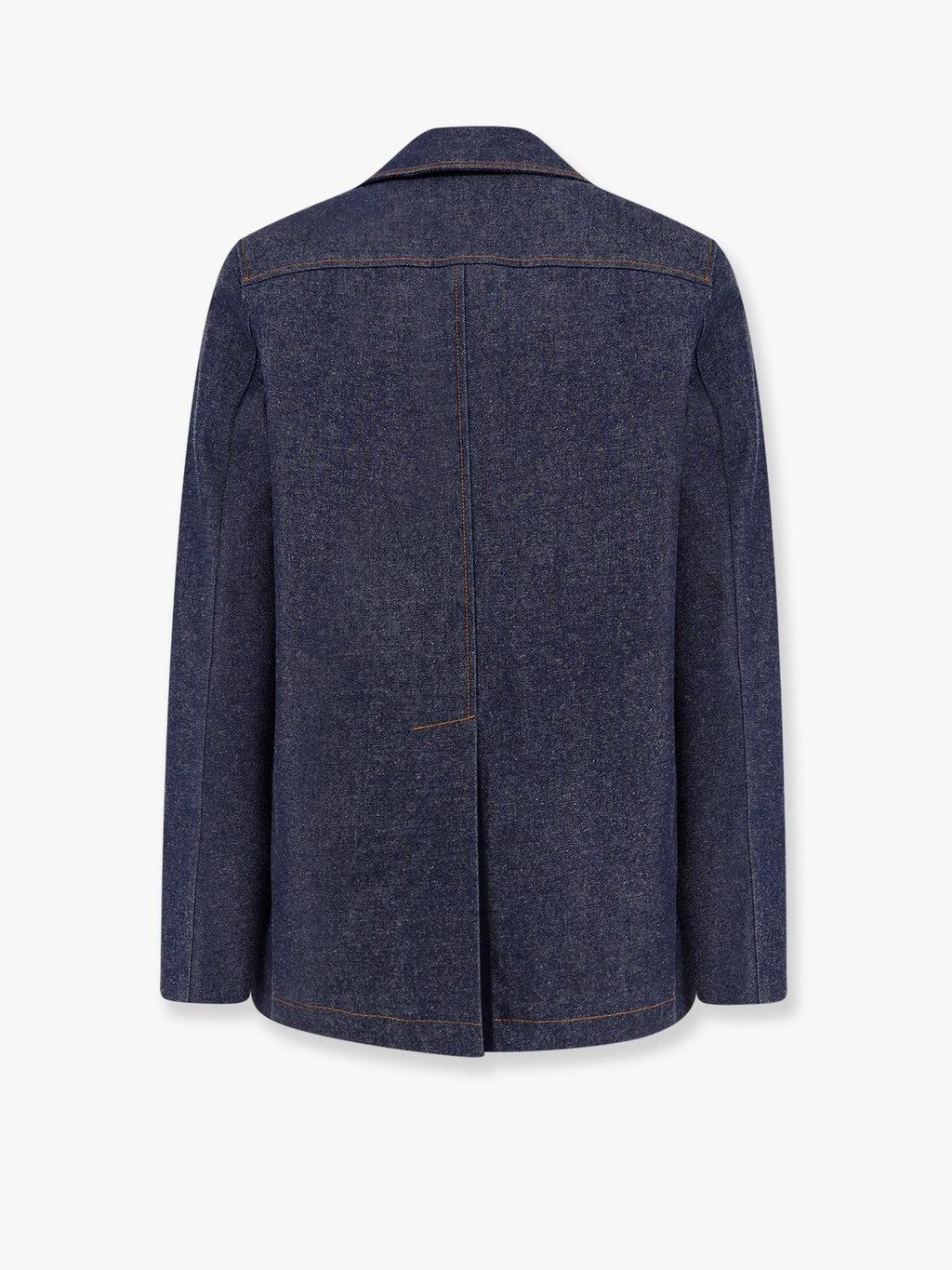 Gucci Denim peacoat with contrasting stitching