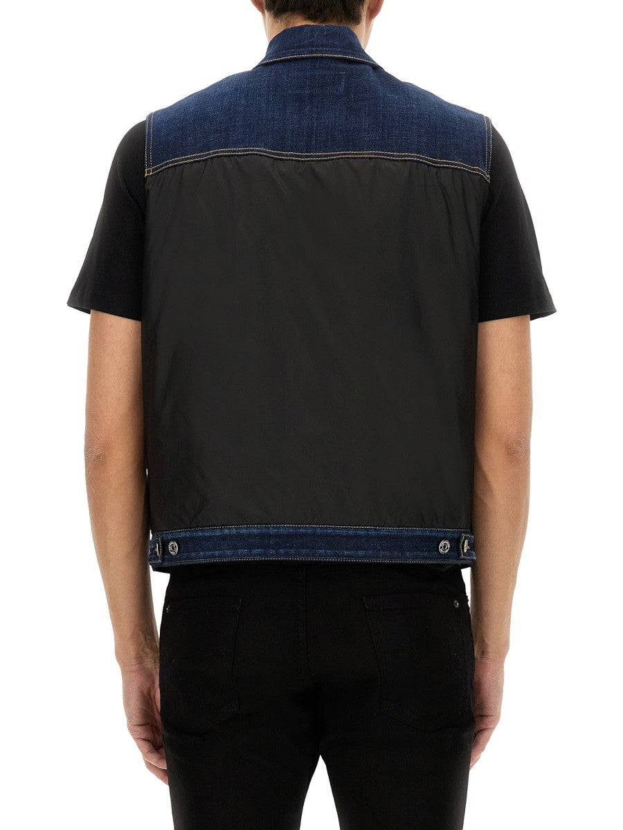 Dsquared DENIM PUFFER VEST