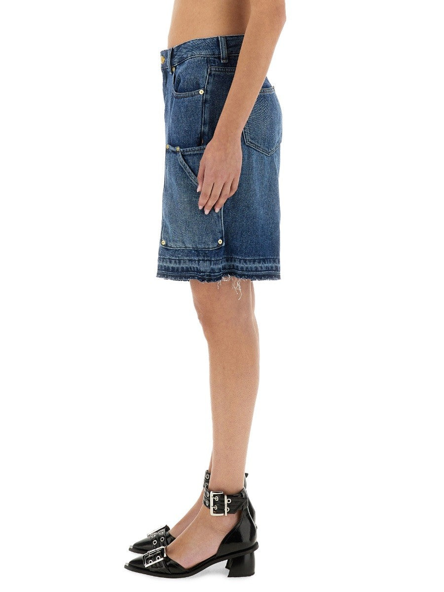 GANNI DENIM SHORTS