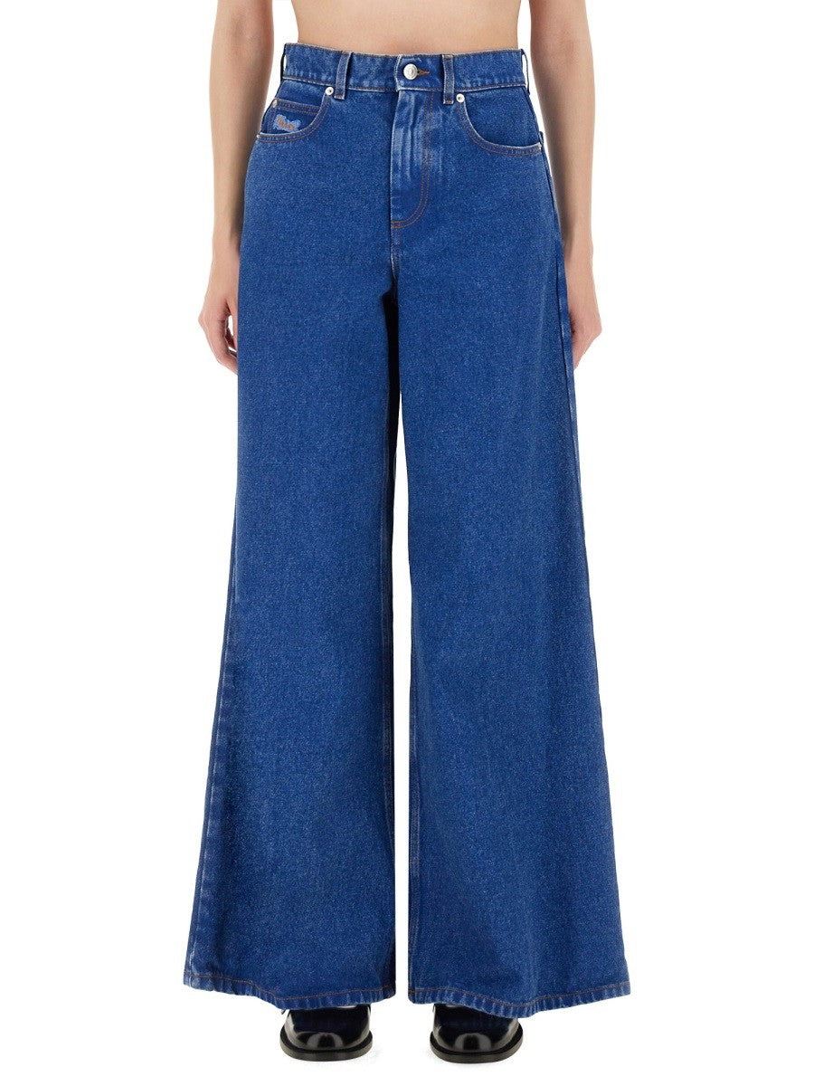 Marni DENIM WIDE LEG JEANS