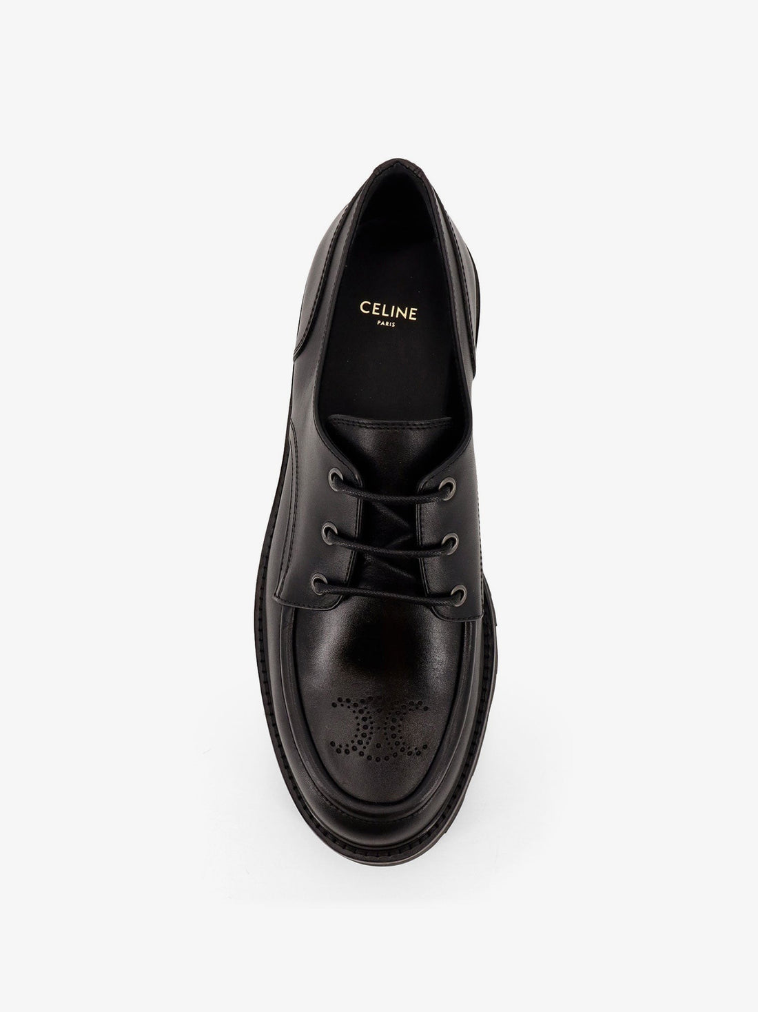 Celine Derby Margaret leather lace-up shoes