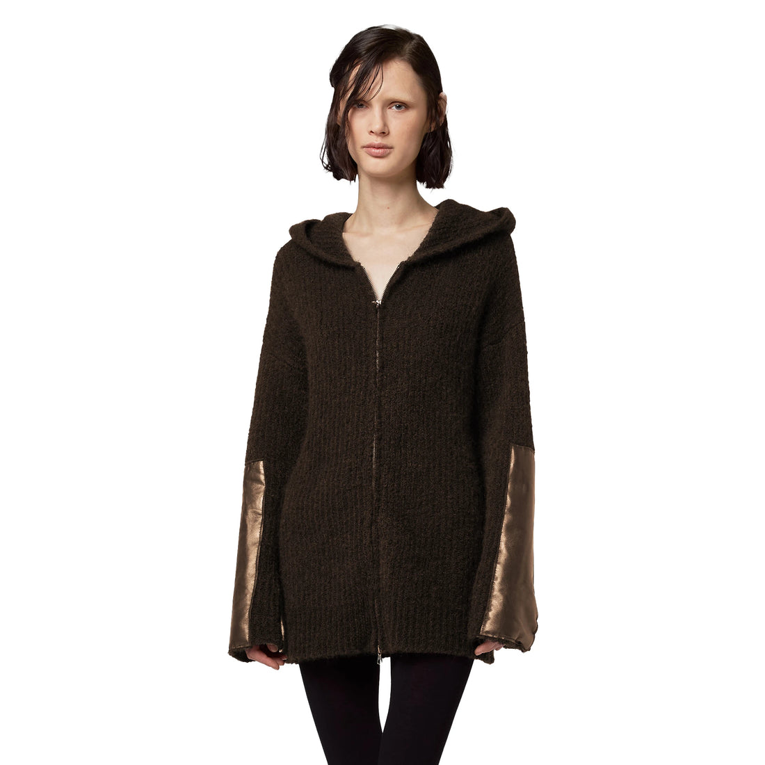 Alpha Studio Sweaters Brown Woman